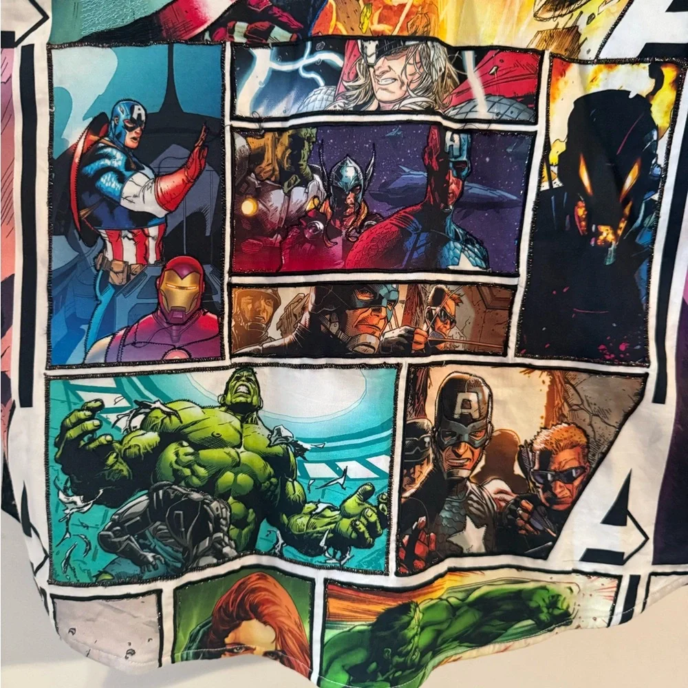 Robert Graham Multicolor Comic Print Shirt - Picture 6 of 11